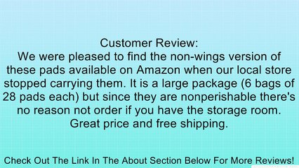 U by Kotex Security Maxi Overnight Pads Review