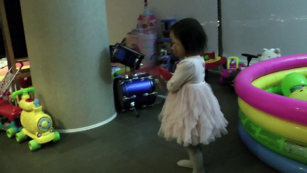 Girl At The Ball Pit