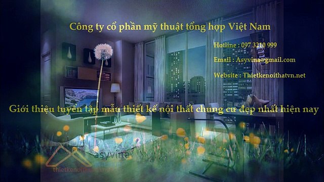 Mẫu thiết kế nội thất chung cư đẹp, thiêt kế theo xu hướng mới