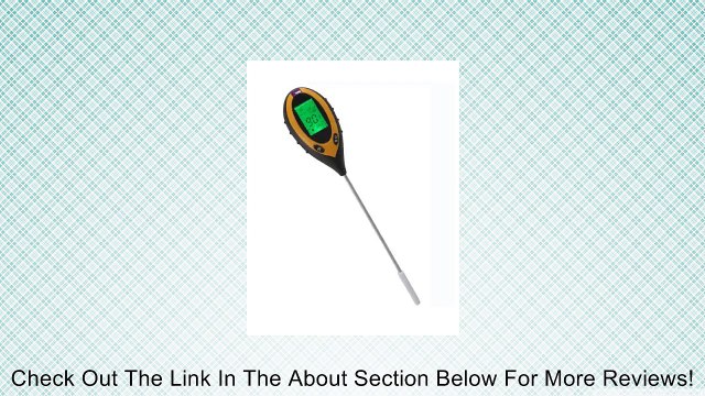 Luckystone 4-in1 PROFESSIONAL LCD TEMPERATURE MOISTURE SUNLIGHT PH GARDEN SOIL TESTER METER Review