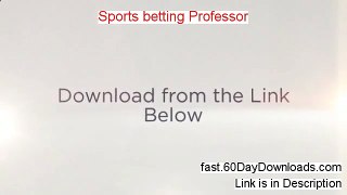 Access Sports Betting Professor free of risk (for 60 days)