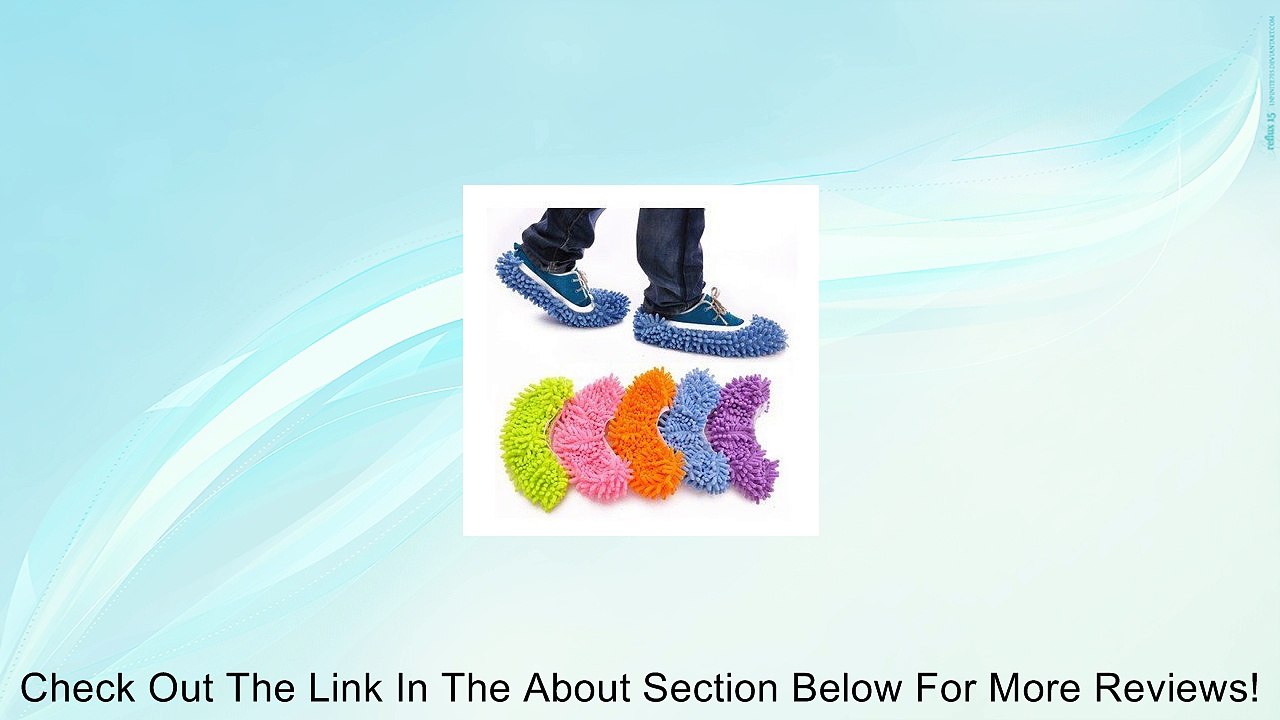 Chenille Fibre Washable Dust Mop Cleaning Slippers Microfiber Review