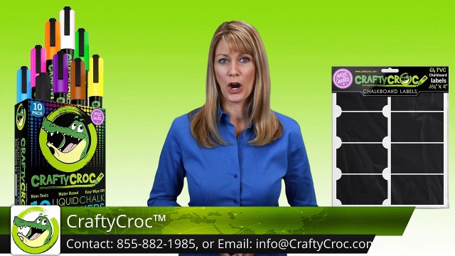 Remarkable Five Star Chalk Pens Review for CraftyCroc™ by Leigh A.