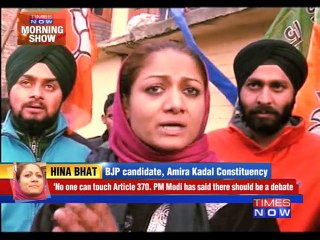 BJP divided over Article 370?