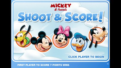 Mickey And Friends Shoot And Score Let's Play / PlayThrough / WalkThrough Part - Playing An Air Hockey Match