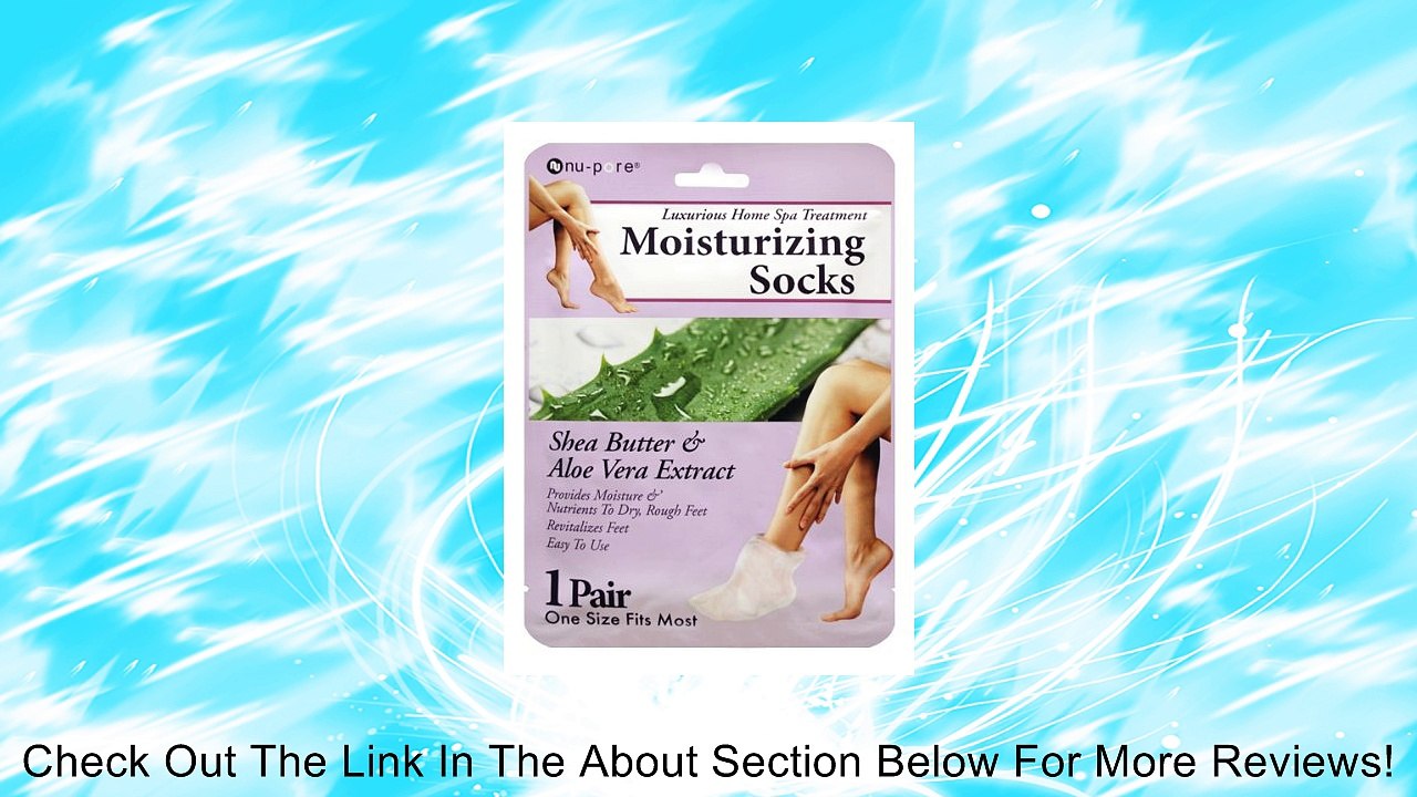 Nu-Pore Moisturizing Socks, Case of 24