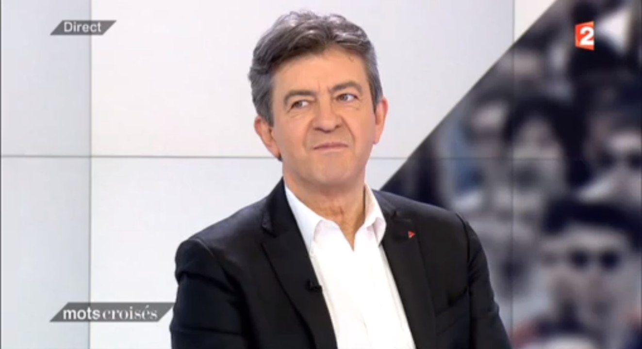 Débat Mélenchon-Guaino à Mots Croisés