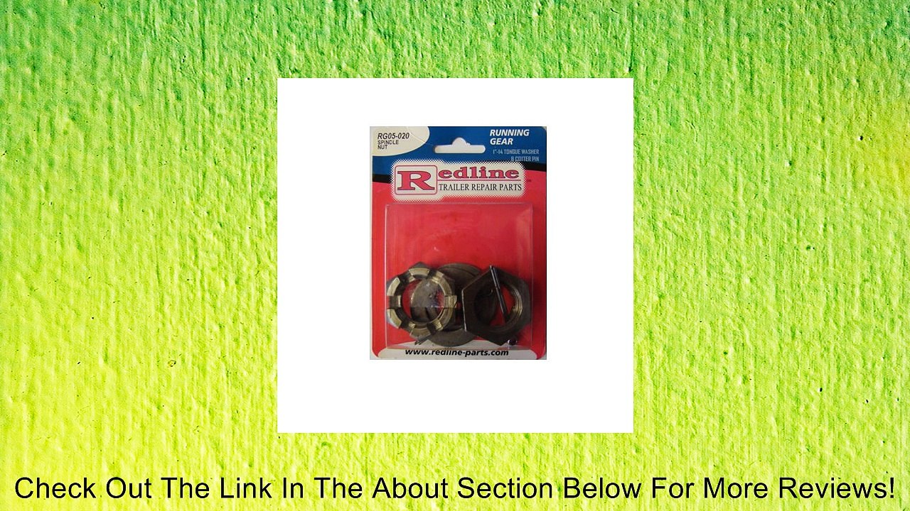 Spindle Nut 1" -14" Tongue Washer Review