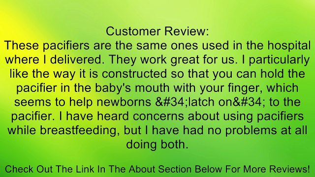 Philips Avent Soothie Pacifier, 0-3 Months, 6 Pack Review