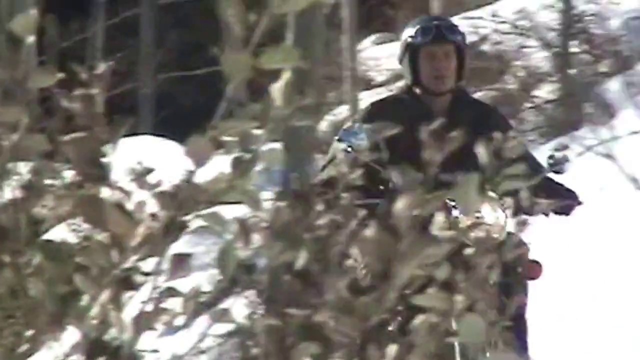 Frozen on a Royal Enfield Woodsman