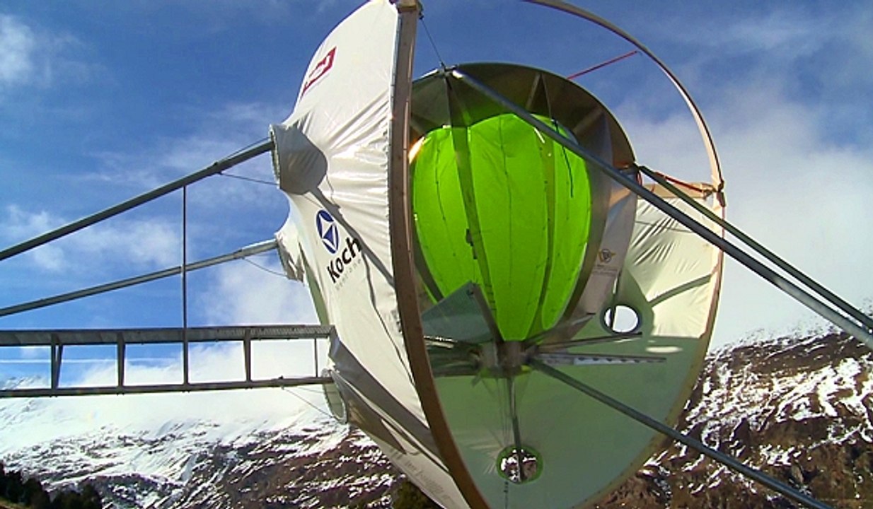 Ski-Sensation: Künstliche Schneewolke !