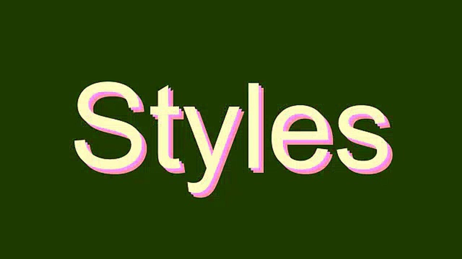 How to Pronounce Styles