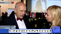 Janusz Korwin-Mikke - Wywiad / Konwencja Wyborcza Nowej Prawicy (09.11.2014)