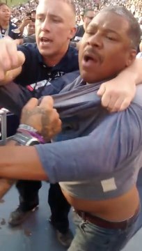 So violent Brawl during football game : Raiders fans vs Chargers fans