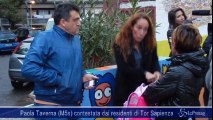 Paola Taverna (M5s) contestata dai residenti di Tor Sapienza
