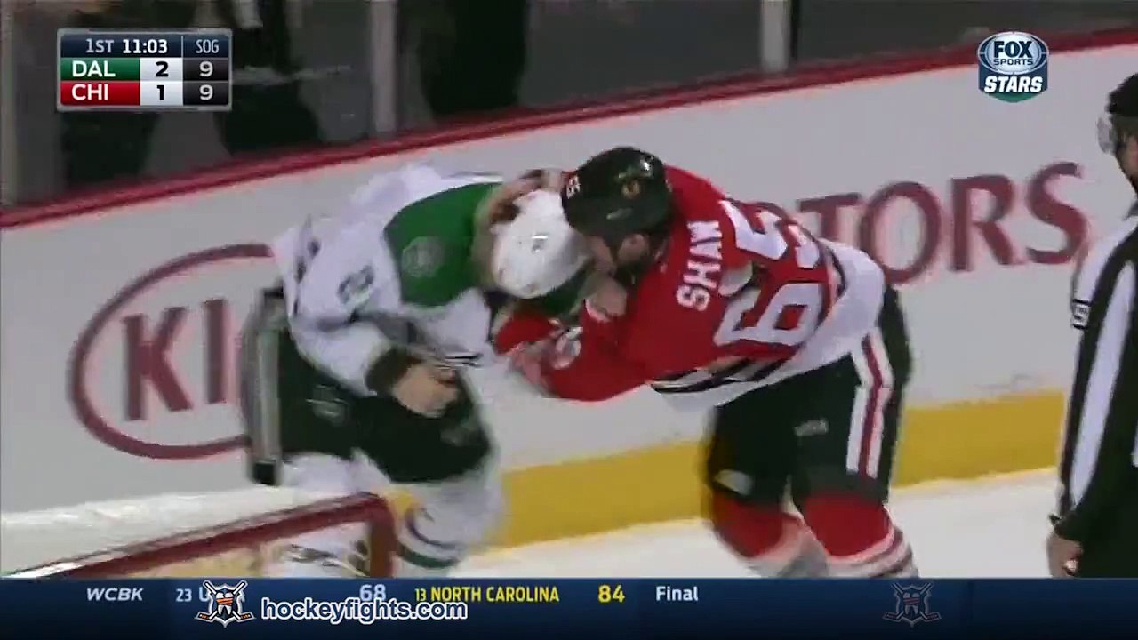 Hockey Brawl! Antoine Roussel vs Andrew Shaw Nov 16, 2014