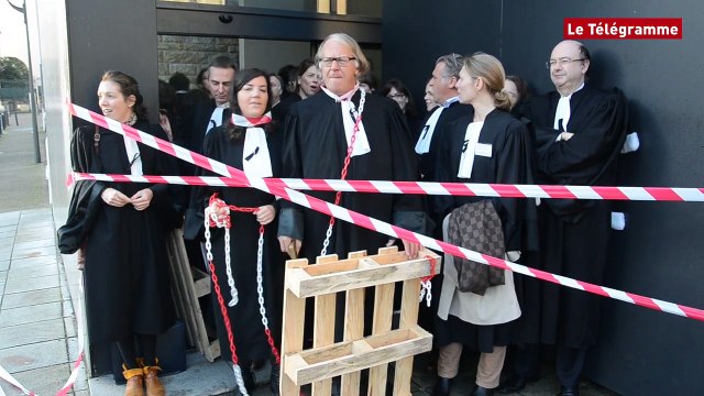 Vannes. Les avocats occupent la salle d'assises