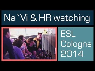 Na`Vi & HR watching ESL Cologne final