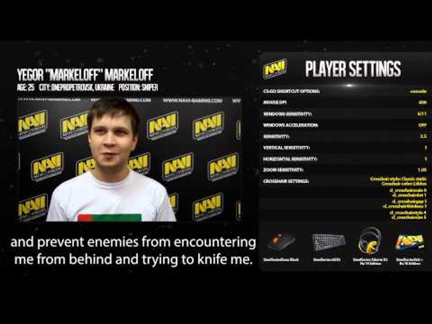 ⁣Markeloff's CS:GO settings
