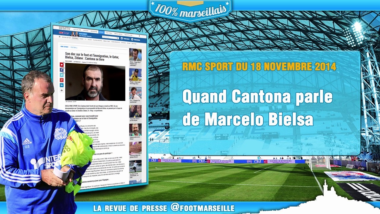 Cantona fan de Bielsa, Valbuena impatient... La revue de presse de l'Olympique de Marseille !