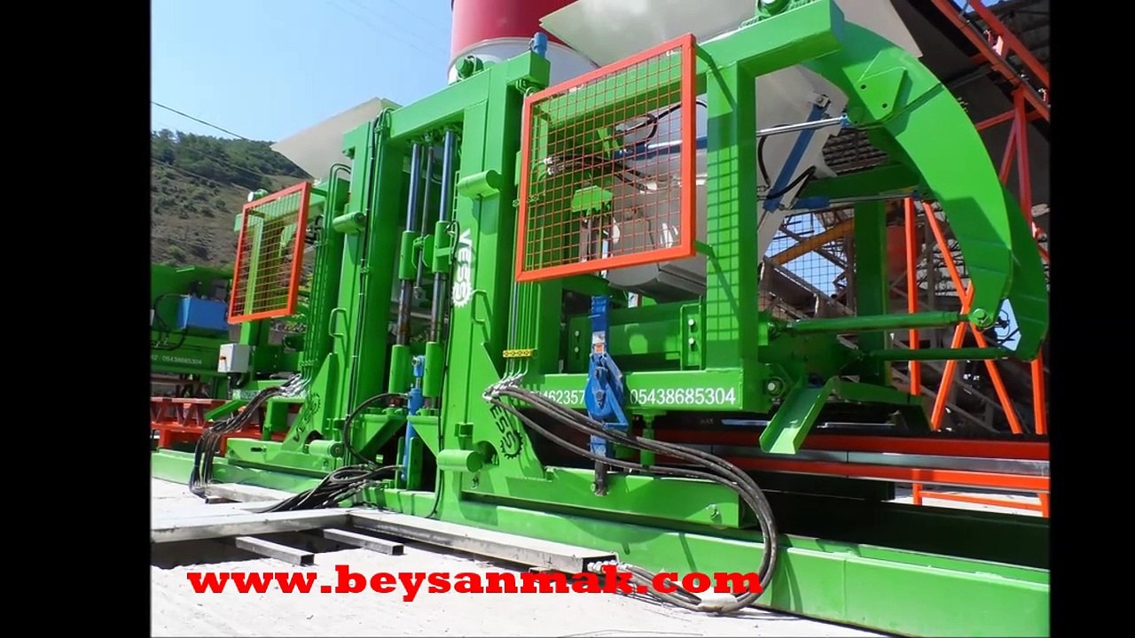VESS 10.2 YARI OTOMATİK KİLİT PARKE - BRİKET - BORDÜR MAKİNASI // İLGİLİ : MURAT AKDEMİR GSM:+90 549 325 66 67