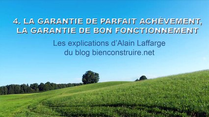 ▶ 4_5 LE CCMI _ Les garanties de parfait achèvement et de bon fonctionnement. - YouTube [720p]
