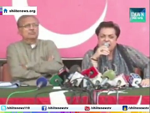 PTI Leader Shereen Mazari Exposed Nawaz Government Relations with Banned Outfit Sipah-e-Sahaba and LeJ