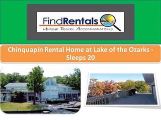 Sunrise Beach Missouri Vacation Rentals and Vacation Homes