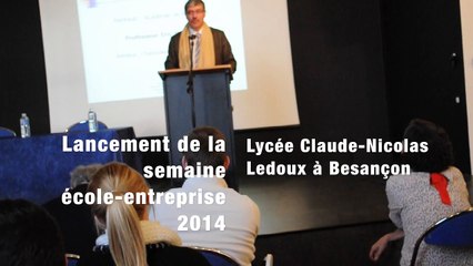 Lancement de la semaine école-entreprise 2014