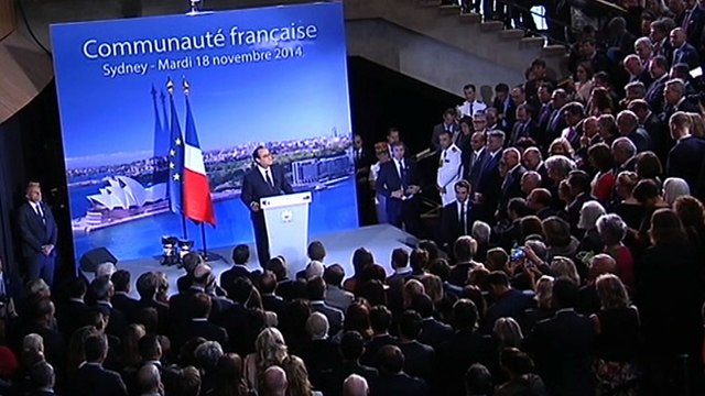 Discours devant la communauté française de Sydney