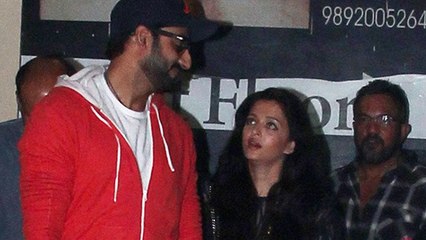 Abhishek Bachchan & Aishwarya Rai's CAUGHT At Interstellar Movie Date