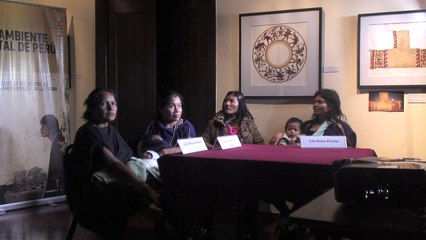 Viudas indígenas reclaman justicia en Perú