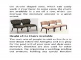 Touch With Reliable Online Stores for Best Ever Church Furniture Chairs