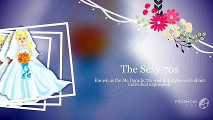 Bridal Fashion Trends Since 1969