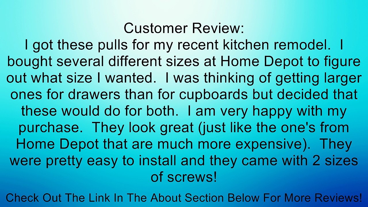 Liberty P01012-PC-C 96/135mm Cabinet Hardware Handle Steel Bar Pull, Polished Chrome