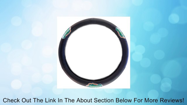 FLORIDA GATORS NCAA STEERING WHEEL COVER (14.5 TO 15.5)