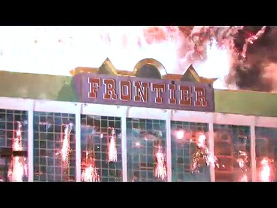 Spectacular Implosion Of The New Frontier Hotel In Las Vegas.