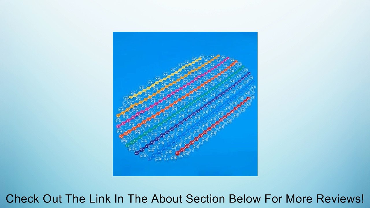 Rainbow Colored PVC Bathroom Floor Mat Non-slip Mat Review