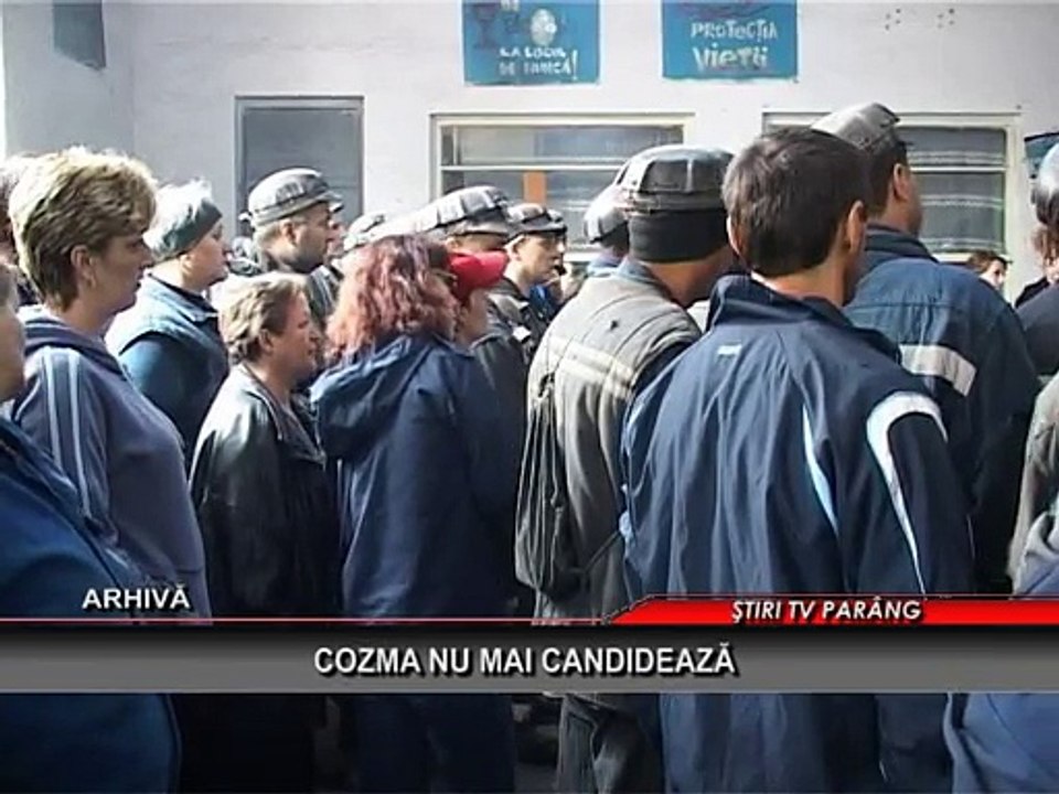 Cozma nu mai candideaza