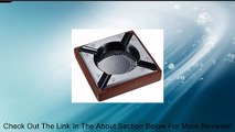 Visol Iris Metal and Wood Cigar Ashtray