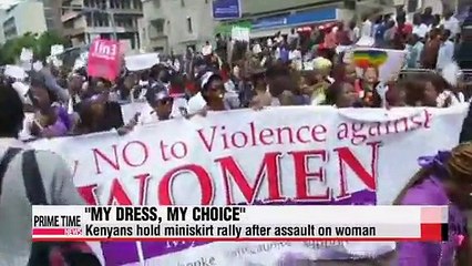 Kenyans hold miniskirt rally after assault