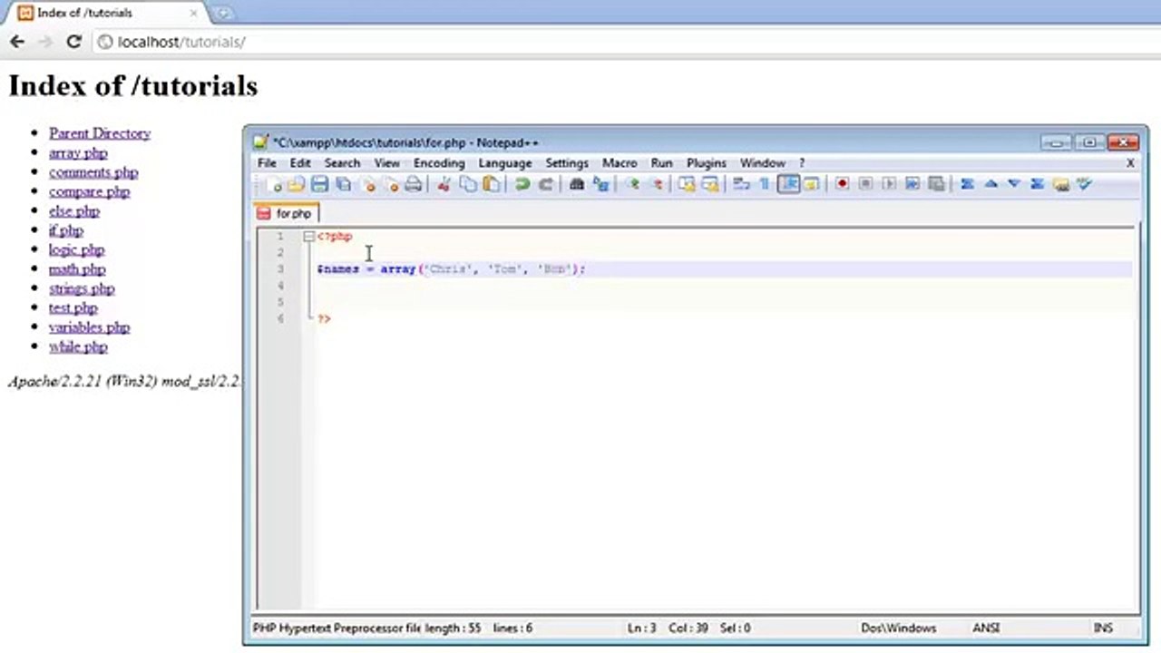 PHP Tutorial 15 - ForEach Loop (PHP For Beginners)