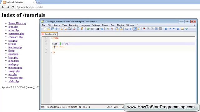 PHP Tutorial 19 - Date and Time (PHP For Beginners)