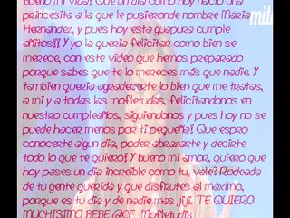 Felices 24 María Hernandez❤