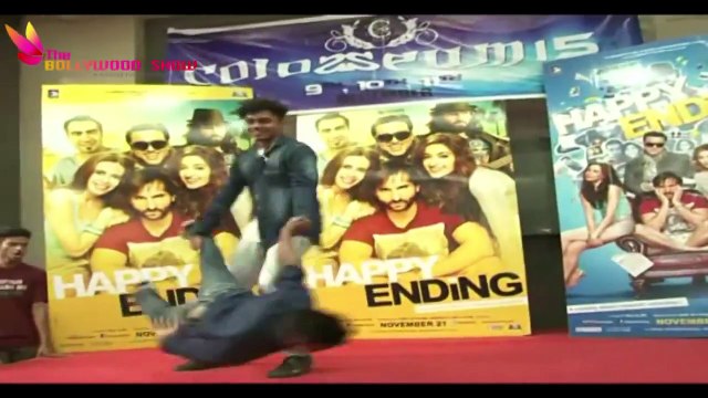 'Happy Ending' Movie | Saif Ali Khan & Ileana D'cruz Promote @ Mithibai College !