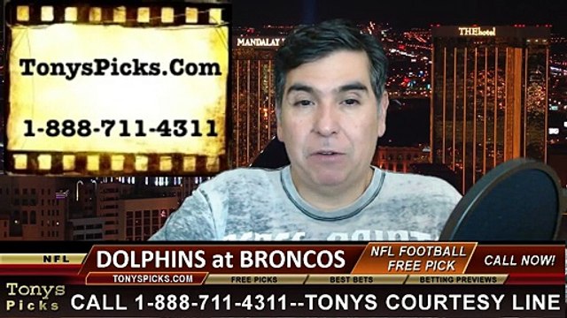 Denver Broncos vs. Miami Dolphins Free Pick Prediction NFL Pro Football Odds Preview 11-23-2014