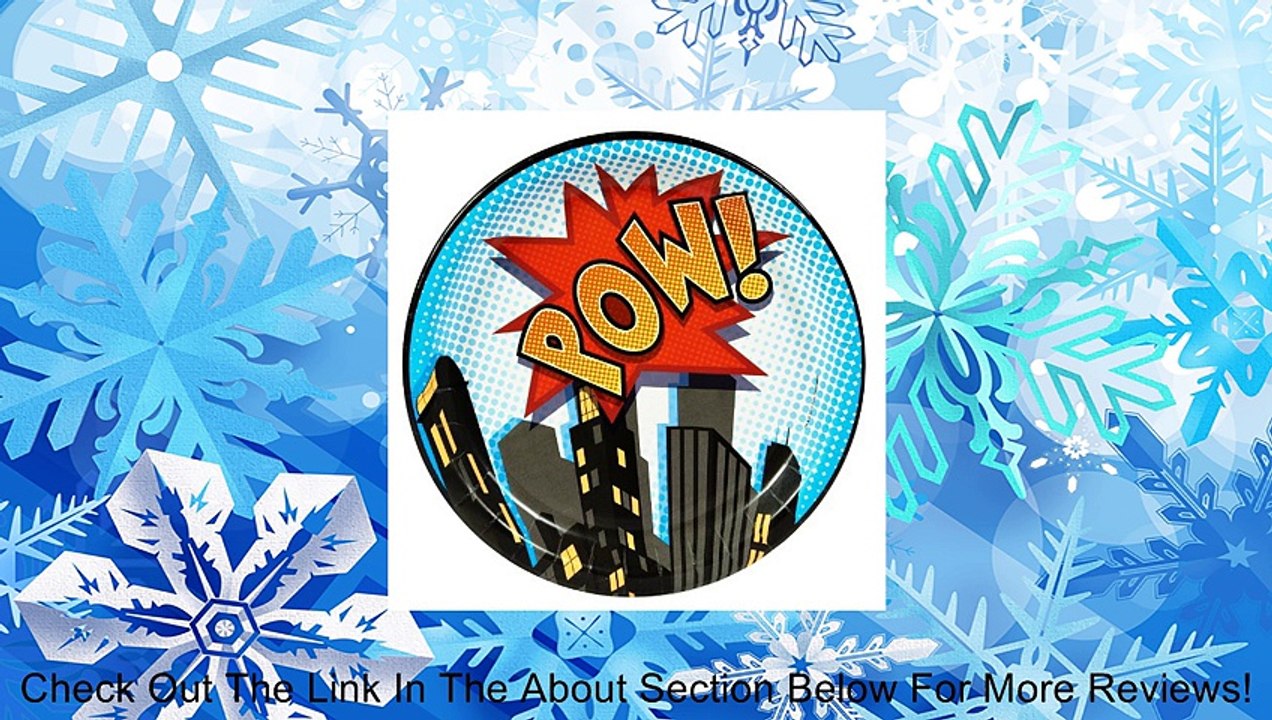 Superhero Comics Dinner Plates (8) Review