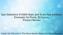 Spa Selections 51030A Stain and Scale Spa Surfaces Eliminator for Pools, 32-Ounce