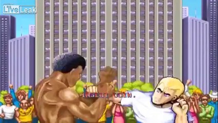 Rus Sarhoşların Street Fighter Efektli Kavgası