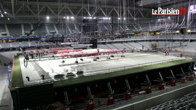Coupe Davis. La transformation du stade Pierre-Mauroy